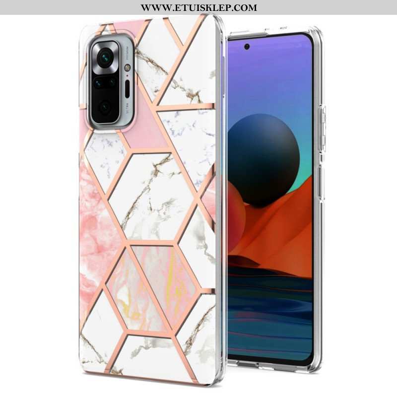 Etui do Xiaomi Redmi Note 10 Pro Marmur O Intensywnej Geometrii